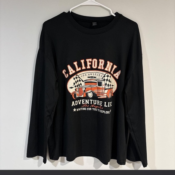 SHEIN Tops - SHEIN California Adventure Graphic Long Sleeve - Small
